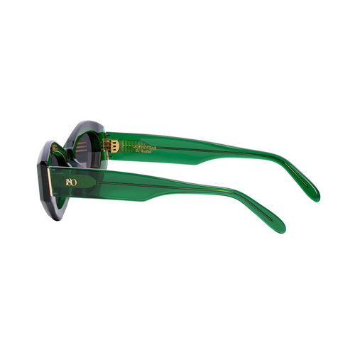 Rufus Transparent Green Acetate Ladies' Designer Sunglasses