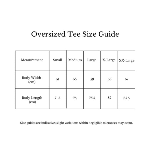 Oversized Tee Boxy Fit T-Shirt With Dropped Shoulder Cut
