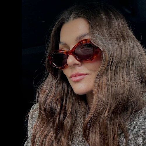 Rufus Burnt Havana Oversized Designer Sunglasses Australia