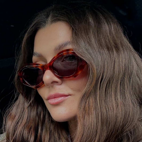 Rufus Burnt Havana Oversized Designer Sunglasses Australia