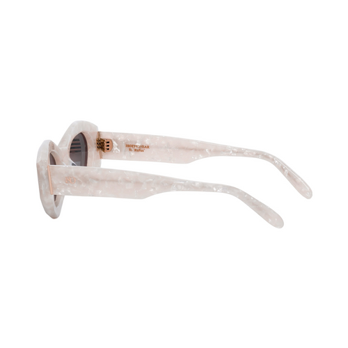 Rufus Pearl White Designer Sunglasses Luxury Acetate Frame