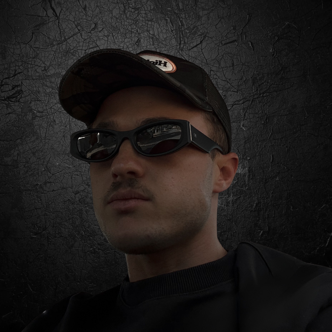 Rza Matte Black Oversized Designer Sunglasses Australia