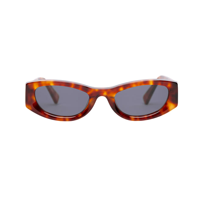 Rza Burnt Havana Oversized Designer Sunglasses Australia