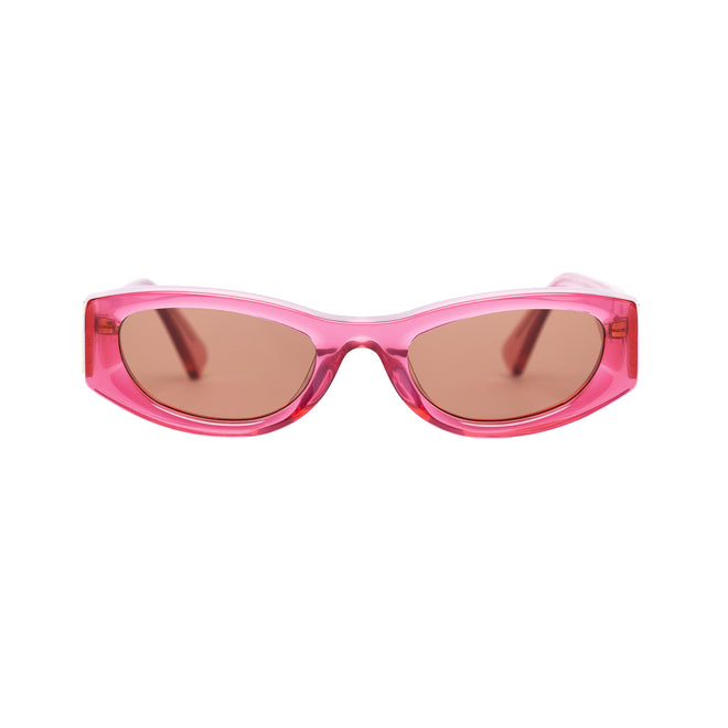 RZA Transparent Pink Oversized Designer Sunglasses Australia