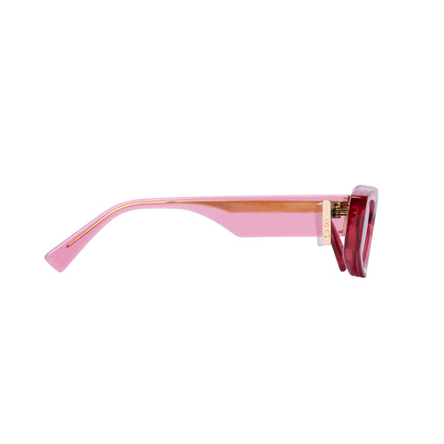RZA Transparent Pink Oversized Designer Sunglasses Australia