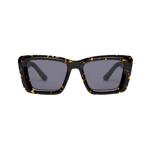 Zaii Havana Scales oversized cat eye designer sunglasses