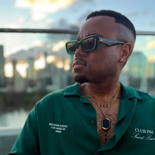 'Zaii II' ft. Transparent Green w. Black Lens