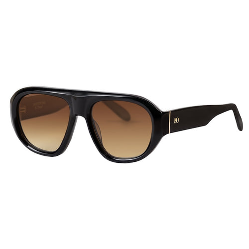 'Dune' ft. Gloss Black w. Brown Gradient Lens