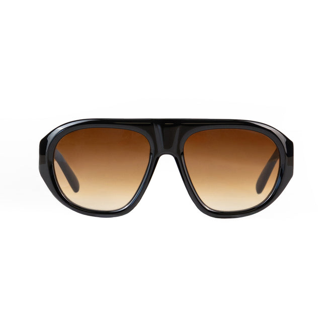 'Dune' ft. Gloss Black w. Brown Gradient Lens