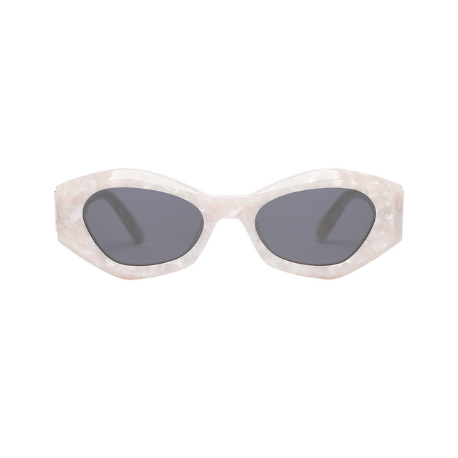 Rufus Pearl White designer sunglasses luxury acetate frame