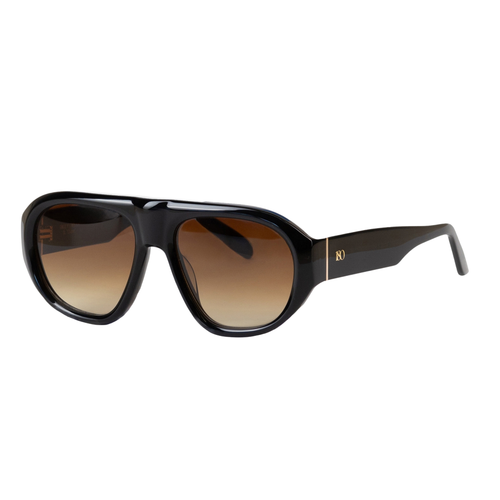 'Dune' ft. Gloss Black w. Brown Gradient Lens